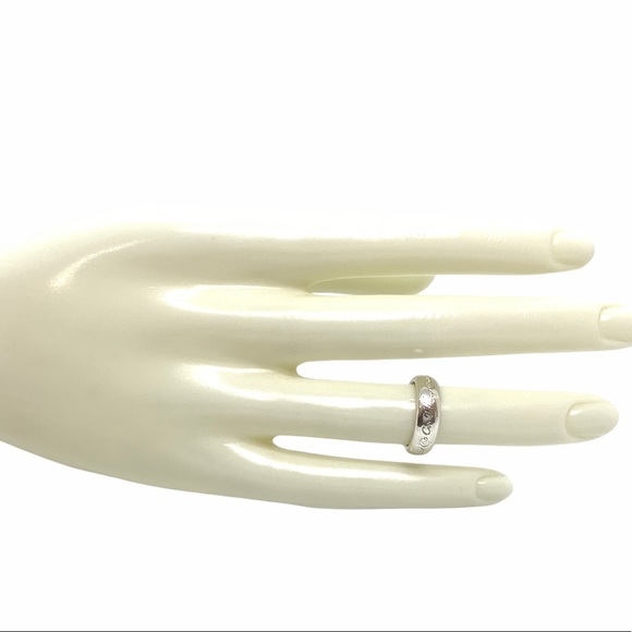 Tiffany & Co. Wide Script Notes Ring/Band size 5 - Picture 6 of 6